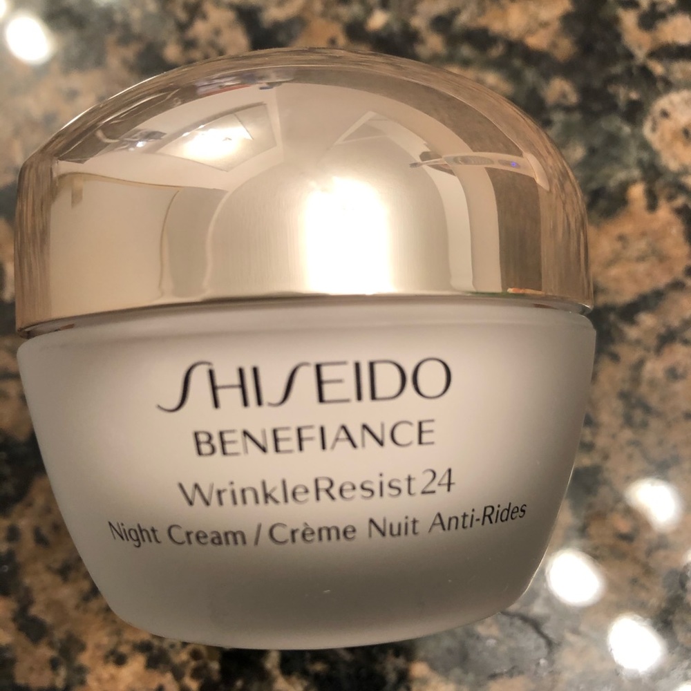Shiseido Benefiance WrinkleResist 24 Night Cream.